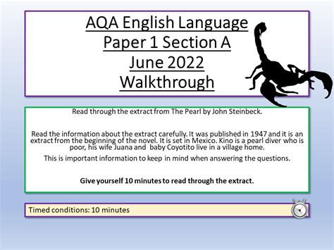 Image result for English Language Paper 1 Example Answers