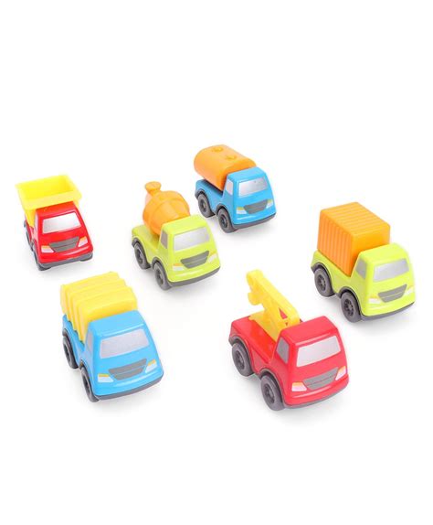 Buy Funskool Giggles Mini Vehicle Construction Series Gift Pack of 6 ...