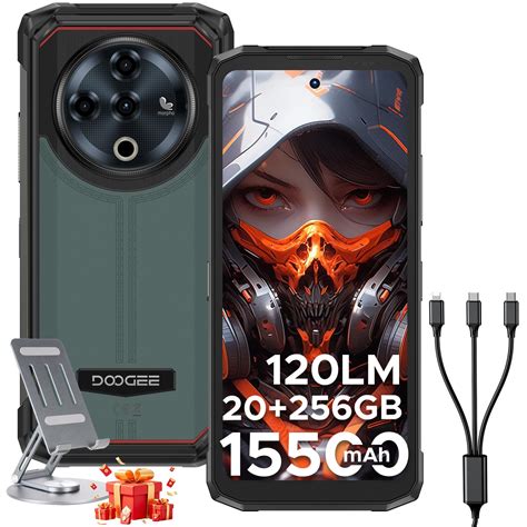 Doogee Fire 6 Power 2025 Rugged Smartphone 15500mah 33w Fast ...