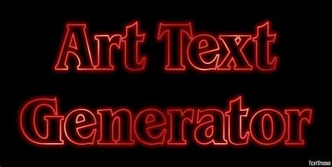 Text Art Generator 的图像结果
