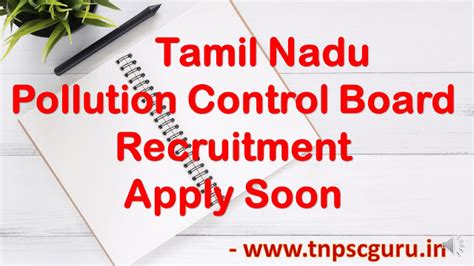 TN Pollution Control Board AE, Scientists, Junior Assistant, Typist ...