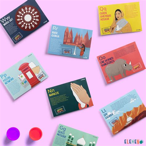 A-Z of India | Playdough Mats – Elemeno Kids India