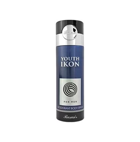 Rasasi Youth Ikon Deodorant Body Spray 200ml For Men – Perfume Palace