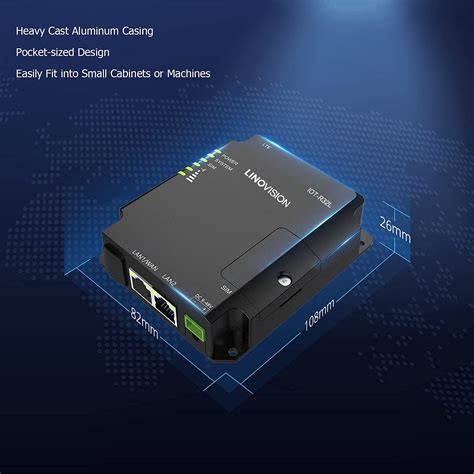 LINOVISION Industrial Unlocked 4G LTE Router for AT&T and T-Mobile SIM ...