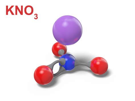modèle 3D de Nitrate de potassium moléculaire KNO3 - TurboSquid 1542668