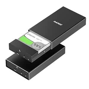 MAIWO SAS Hard Drive to USB C Enclosure Adapter, Fast 5Gbps Data ...