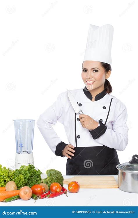 Image result for Female Chef Cooking Food