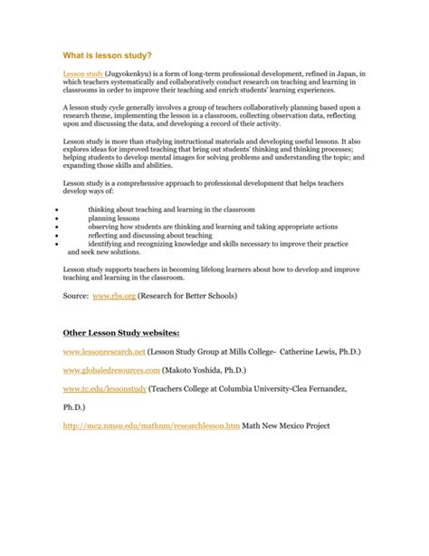Lesson Study Examples 的图像结果