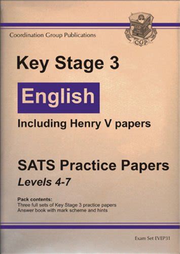 Buy KS3 English SATS Blue Practice Papers (Henry V) Book Online at Low ...