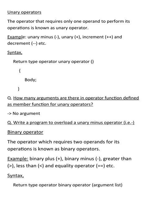 Image result for Java Unary Operators Examples