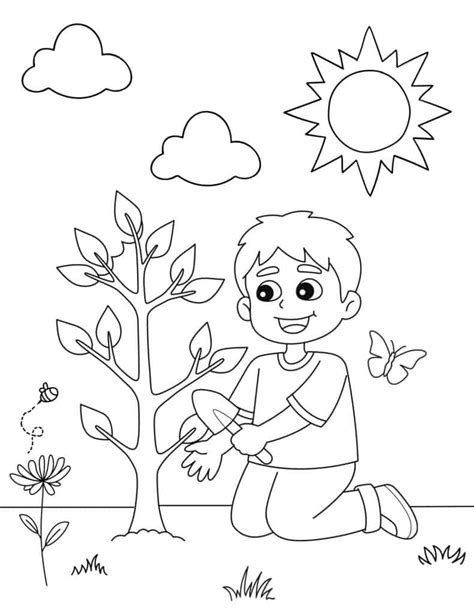 Environment Coloring Pages 的图像结果