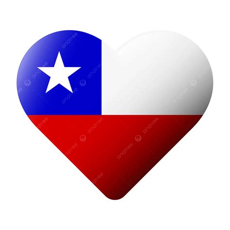 Chile Flag Love Shape Vector Transparent Background, Chile Flag Love ...