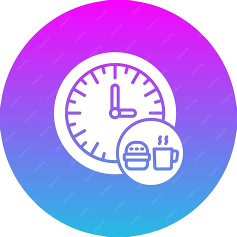 Premium Vector | Lunch break Icon