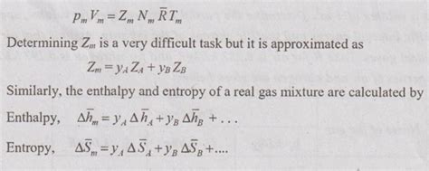 Mixtures of Real Gases - with Solved Example Problems | Thermodynamics
