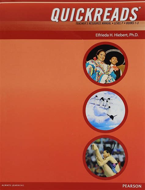 Quickreads Teacher's Resource Manual, Level F, Books 1-3 : Amazon.in: Books