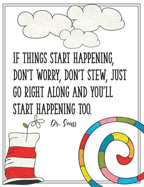 Free Printable Dr. Seuss Quotes: Inspiring Fun!
