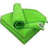 SOFTSPUN Microfiber Cloth - 4 pcs - 40x40 cms - 340 GSM Grey- Thick ...