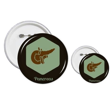 Body Internal Organs Pancreas Pins Badge Button Design Kit Craft ...