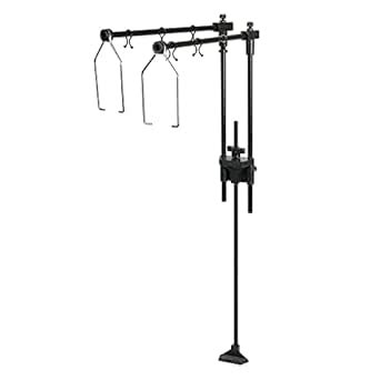 BETAZOOER Reptile Dual Lamp Stand Metal Adjustable Heating Lamp Holder ...