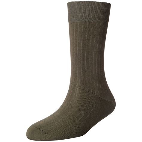 Men's Fine 6x1 Rib Standard Length Socks – Cotstyle