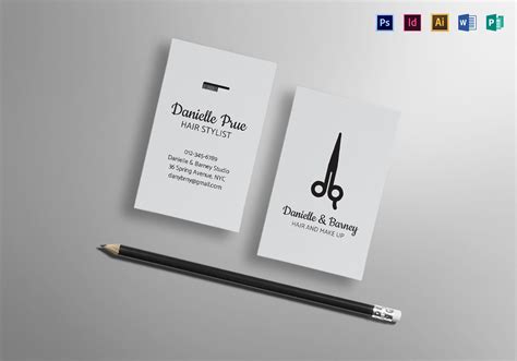 Hair Salon Business Card Design 的图像结果