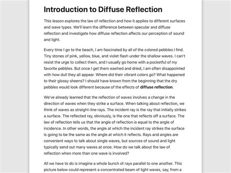 why we are able to see objects clearly due to diffuse reflection ...