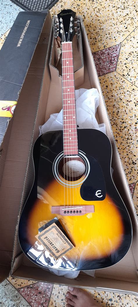 Epiphone ?Rose Wood Dr-100 6 Strings Right Handed Acoustic Guitar ...