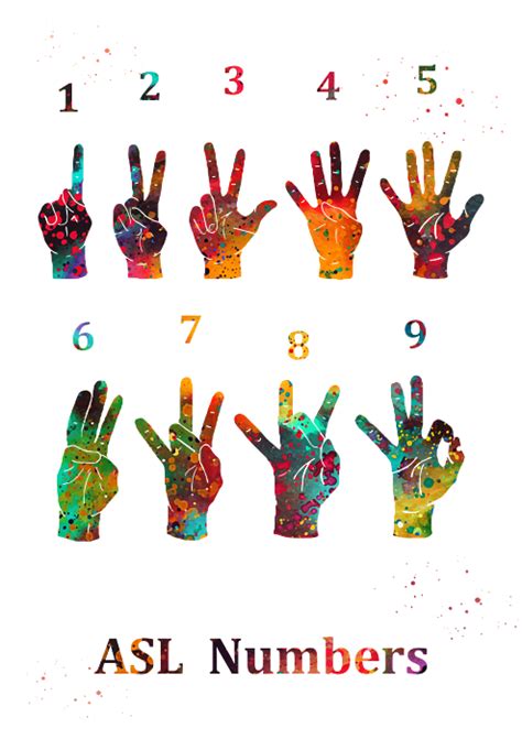 ASL Number Signs 的图像结果