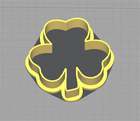 Three Leaf Shamrock Clover Shaped Cookie Cutter • Cosmic Frogs Vinyl