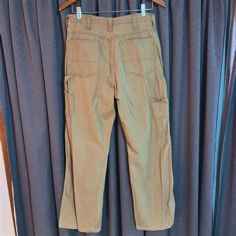 Tan carpenter pants Small amount of discolouring as... - Depop