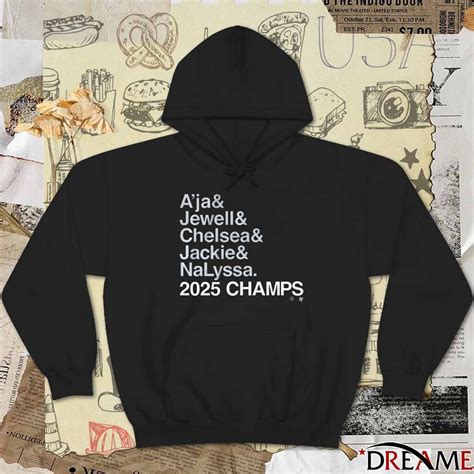 Official Las Vegas Aces Basketball Ampersand 2025 Champs A'ja Jewell ...