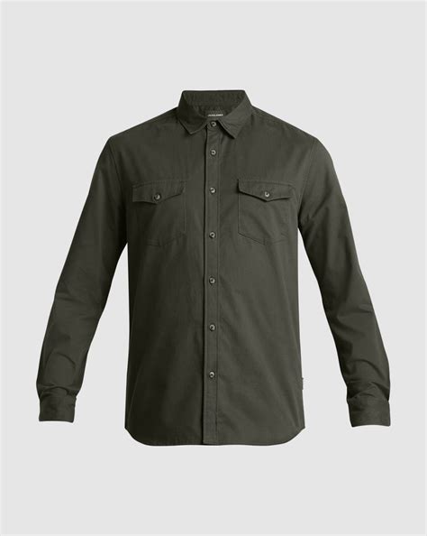 Green Patch Pocket Cotton Shirt