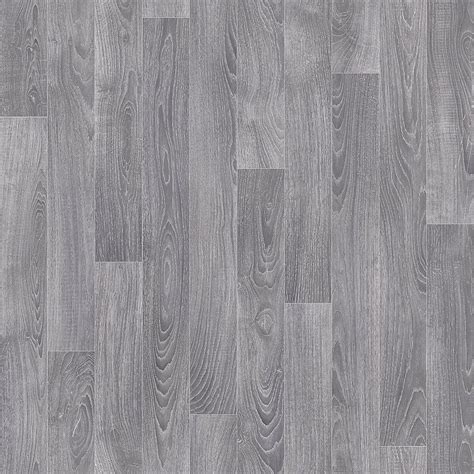 Grey Oak effect Vinyl flooring 4 m² | Grey wood floors, Grey vinyl ...
