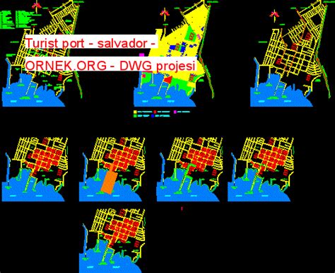 Turist port - salvador dwg projesi - Autocad Projeler