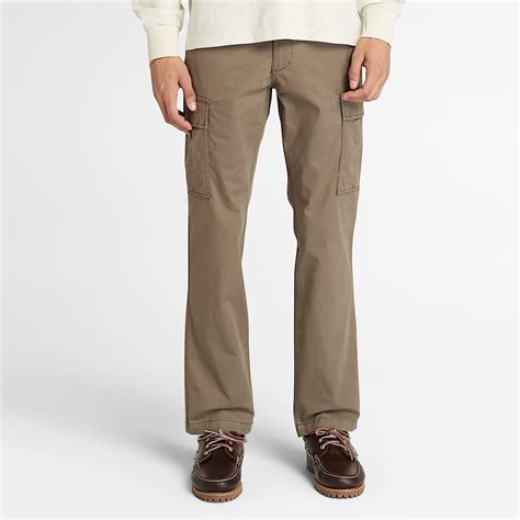 Timberland® Brookline Twill Cargo Trouser for Men in Brown