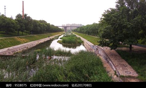 人工修筑的河道高清图片下载_红动中国