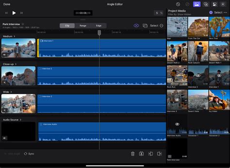Sync and adjust multicam clip angles in Final Cut Pro for iPad - Apple ...