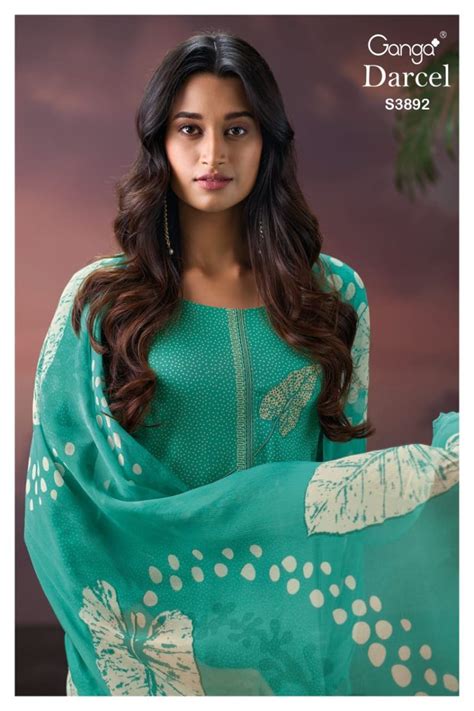 Ganga Darcel 3892 Wool Pashmina Embroidery Salwar Kameez