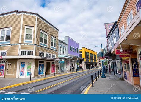 Central Juneau Alaska is Home To Many Tourist Shops, Restaurants and ...
