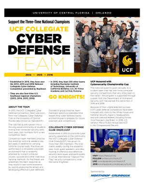 Fillable Online UCF COLLEGIATE Fax Email Print - pdfFiller