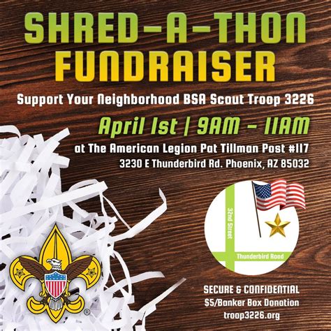 BSA Troop 3226 & The American Legion Pat Tillman Post 117 Team Up for ...