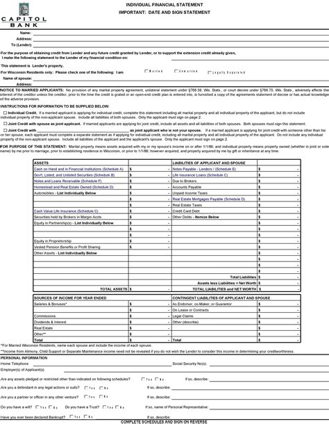 Image result for Sample Financial Statement Template
