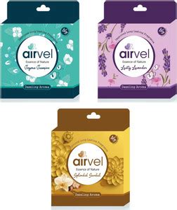 Airvel Jasmine, Sandal, Lavender Blocks Air Freshener Blocks Jasmine ...