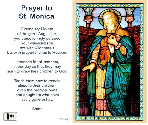 Novena Prayer Of St Monica at Richard Risk blog