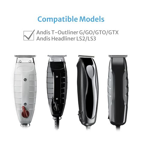 Buy 2 Pack T Outliner Blades fits for Andis T Outliner, G, GO, GTO, GTX ...