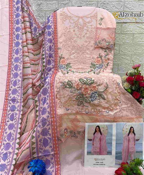 Al Zohaib Yasmin Cotton Salwar Kameez Pakistani Surat Wholesale