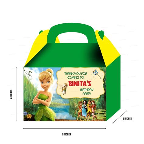 PSI Tinkerbell Theme Goodie Return Gift Boxes | Party Supplies India
