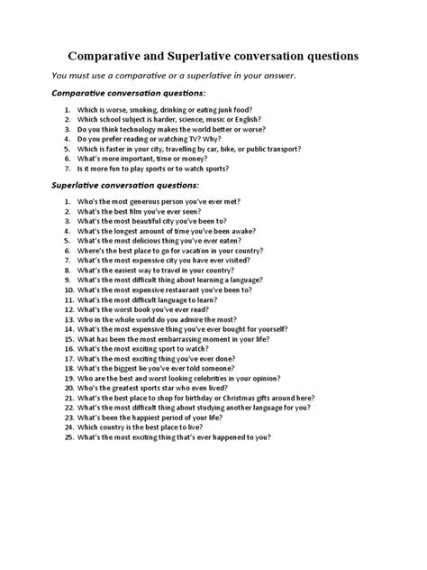 Image result for Comparative Questions