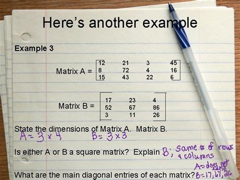 Image result for Example of Matrix