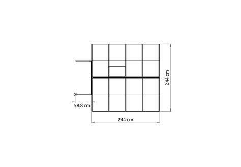 Canopia By Palram Bella 8X8 Silver Greenhouse [HG5408] | Free Shipping